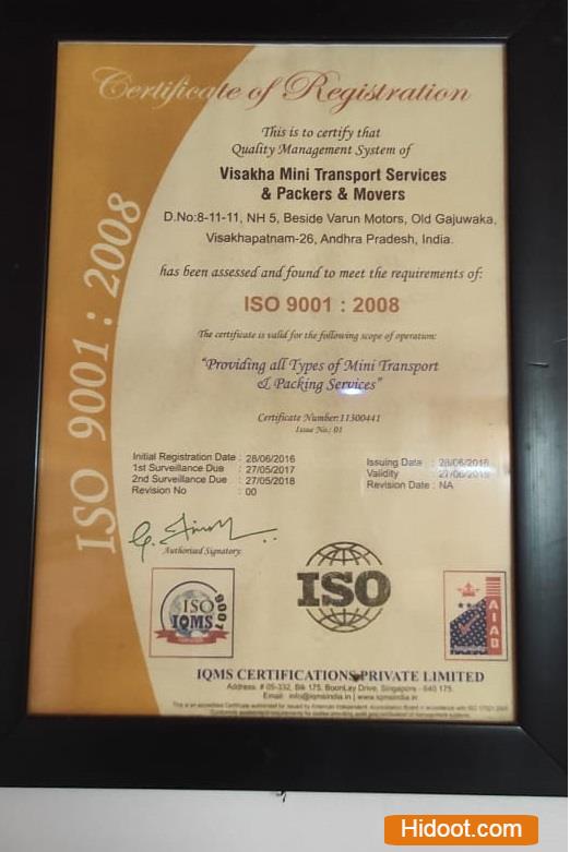 Visakha Mini Transport Services Near Old Gajuwaka In Visakhapatnam - Photo No. 01